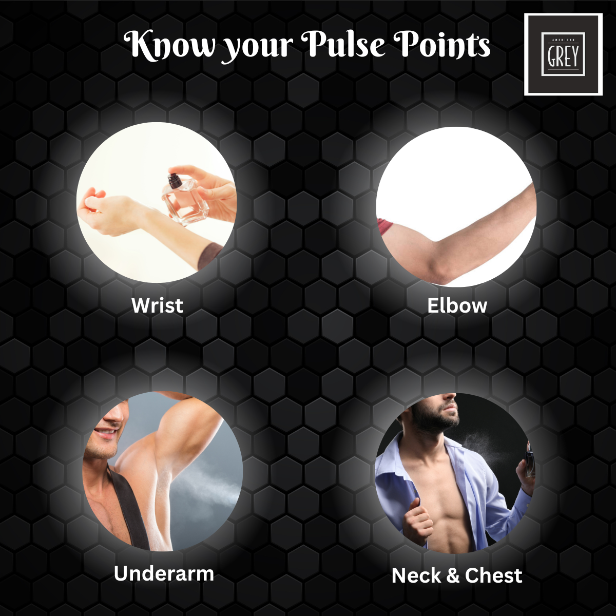 know your pulse points, pulse points, american grey signature club deo, deo spray for men, , deo spray for him, what are the pulse points to apply deodorant for men, men deodorant, deodorant spray for men, what are the pulse points for perfume male?, what is the best way to apply perfume for men?, where are male pulse points, deodorant tips for men, deodorant tips for male in india, perfume pulse points myths, best pulse points for perfume male, top rated mens deo, men grooming essential, men fragrance for winter season, best deo for cold weather, popular winter deodorant for men, best smelling deo for winter season, best evening wear for men
